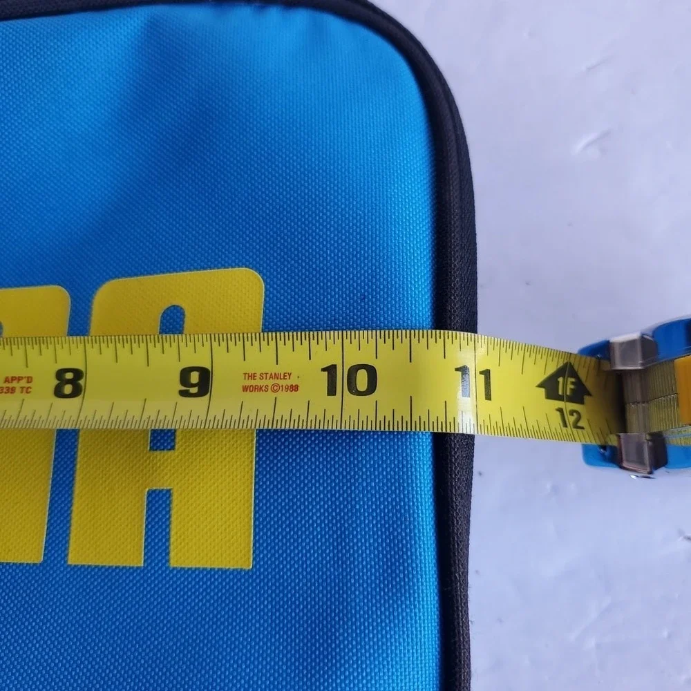 Puma Sport Cooler Lunch Bag‎ Insulated Blue Yellow Logo VTG